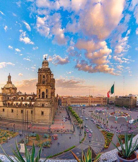 Modern Studio, Rooftop Charm, Cdmx Center2 Mexico-stad Buitenkant foto