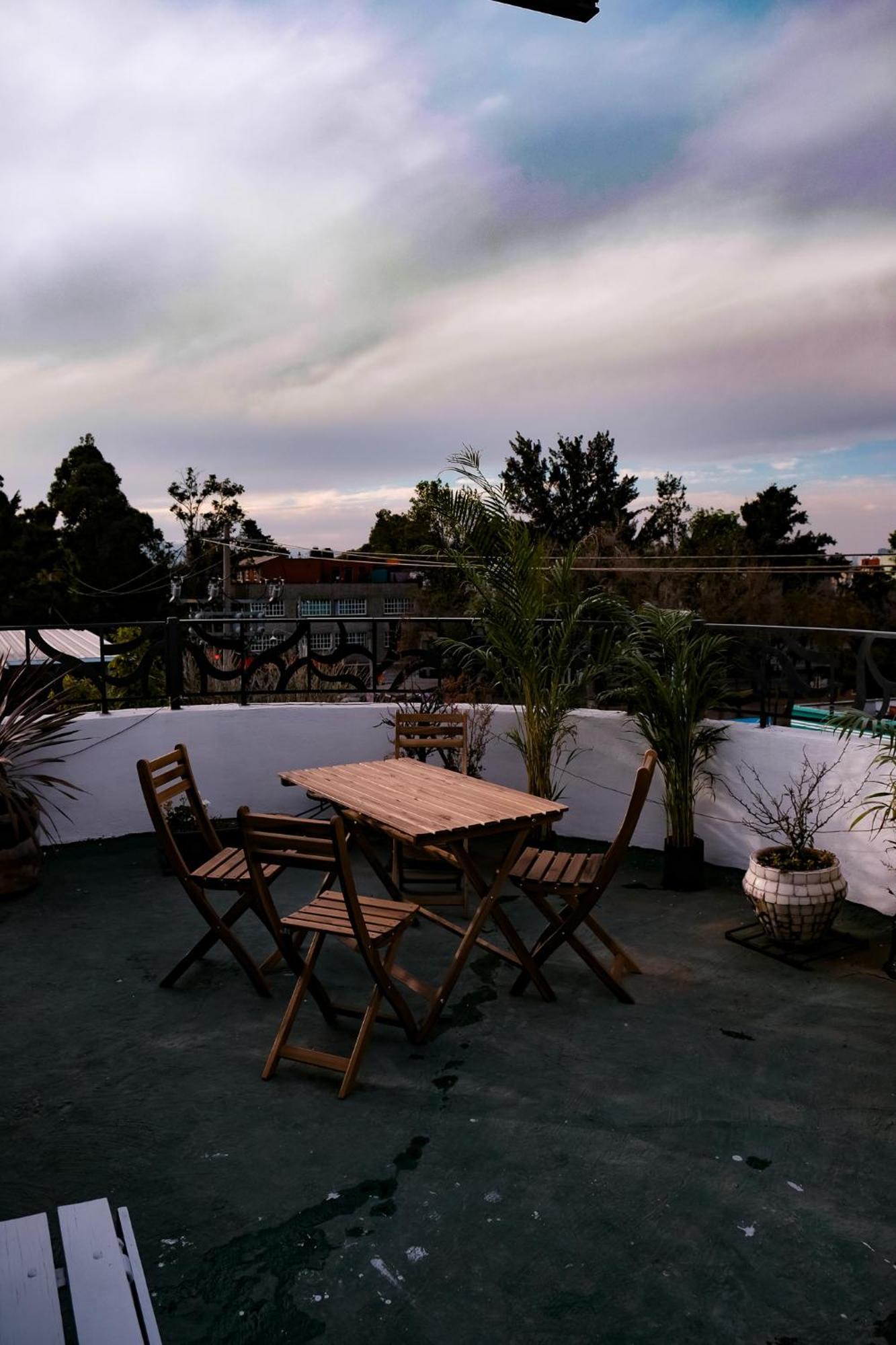 Modern Studio, Rooftop Charm, Cdmx Center2 Mexico-stad Buitenkant foto