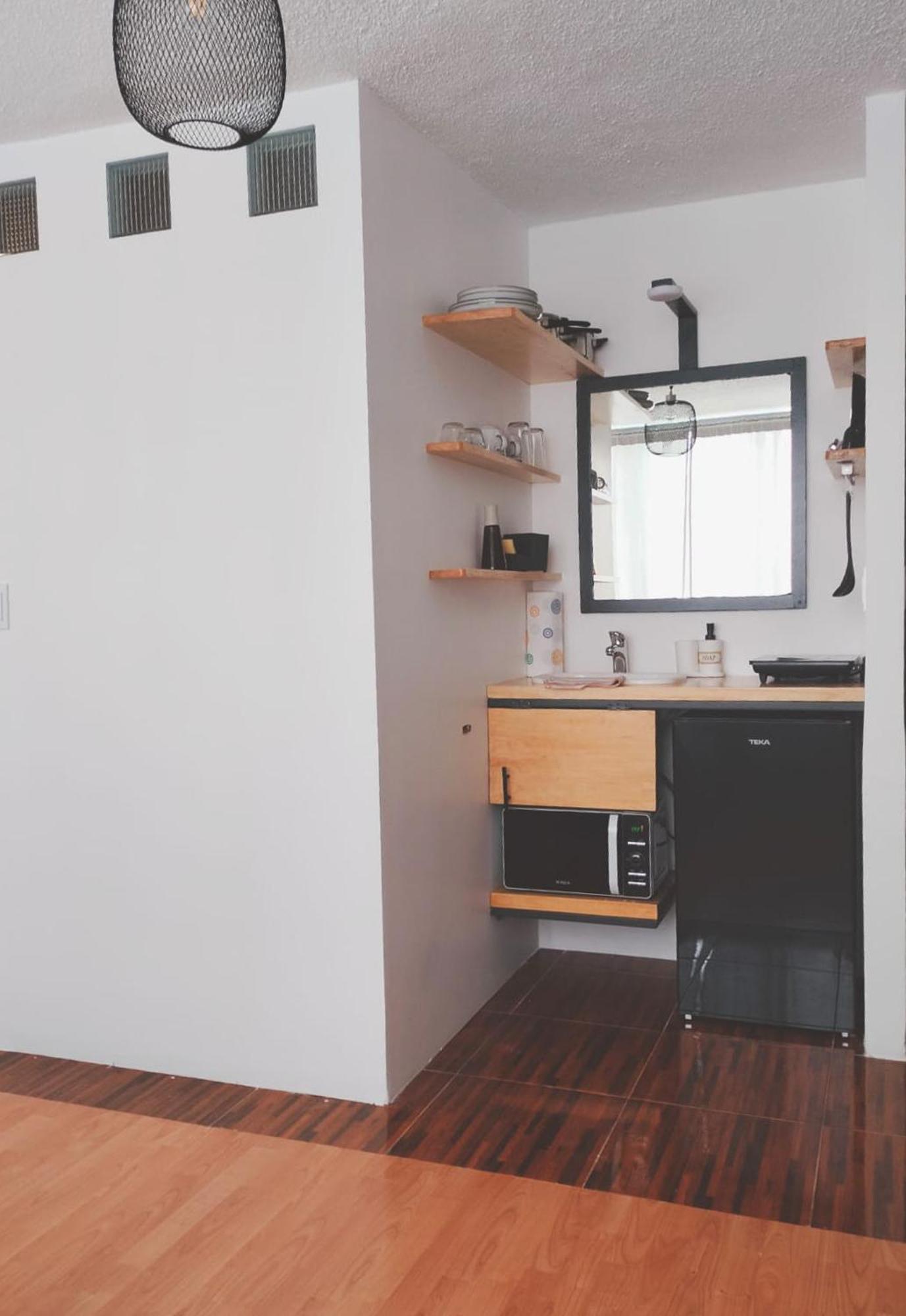 Modern Studio, Rooftop Charm, Cdmx Center2 Mexico-stad Buitenkant foto